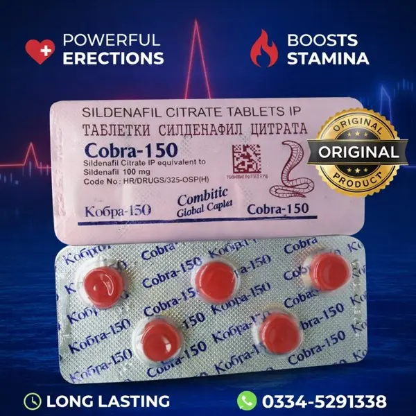 Black Cobra 150Mg Tablets In Pakistan