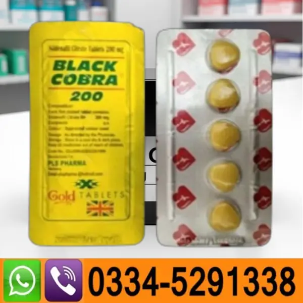 Black Cobra 200mg Tablets In Pakistan