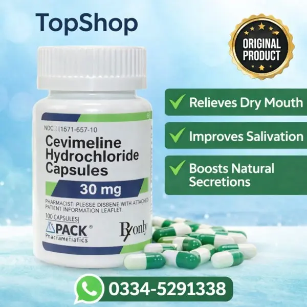 Cevimeline Hydrochloride 30mg Capsules In Pakistan