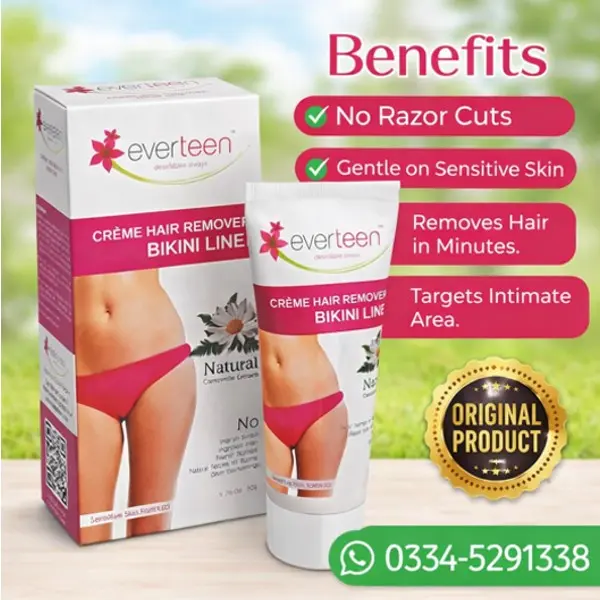 Everteen Bikini Line Hair Removal Cream In Pakistan