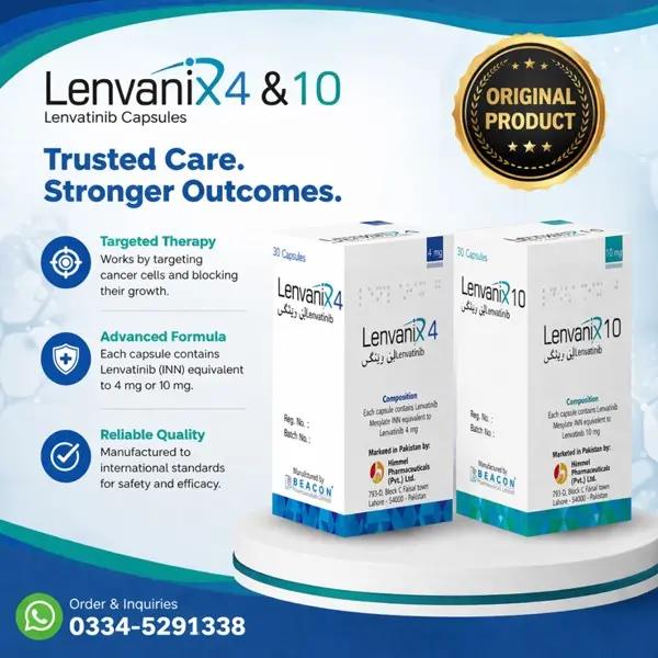Lenvaxen 10Mg (Lenvatinib) Price In Pakistan