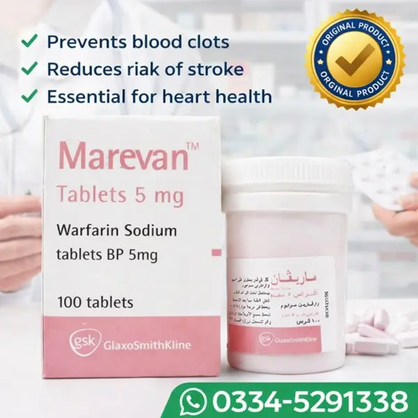 Marevan Warfarin Sodium 5Mg Tablets In Pakistan