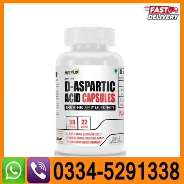 NutriJa D-Aspartic Acid Capsule In Pakistan