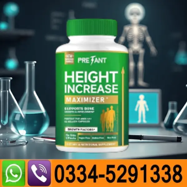 Pretant Height Increase Maximizer Capsule In Pakistan
