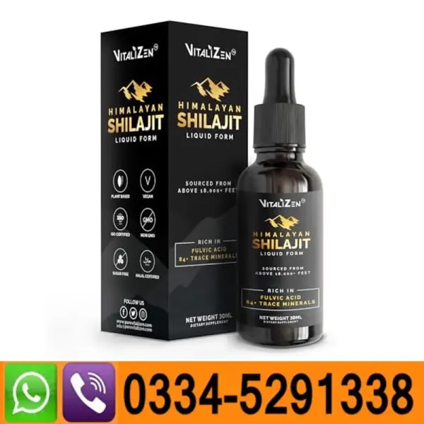 Shilajit Pure Himalayan Organic Mineral Drops In Pakistan