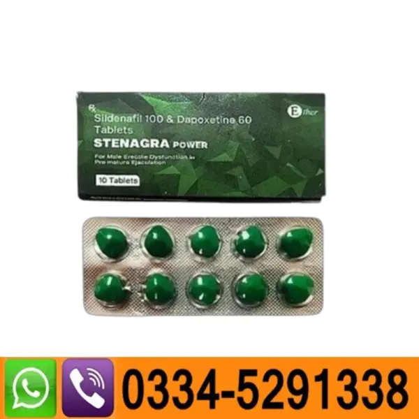 Stenagra Power Dapoxetine Tablets In Pakistan