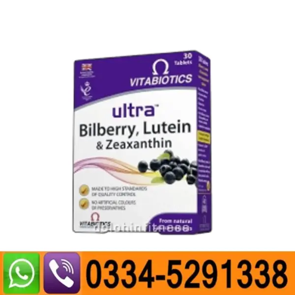 Vitabiotics Ultra Bilberry Lutein And Zeaxanthin In Pakistan